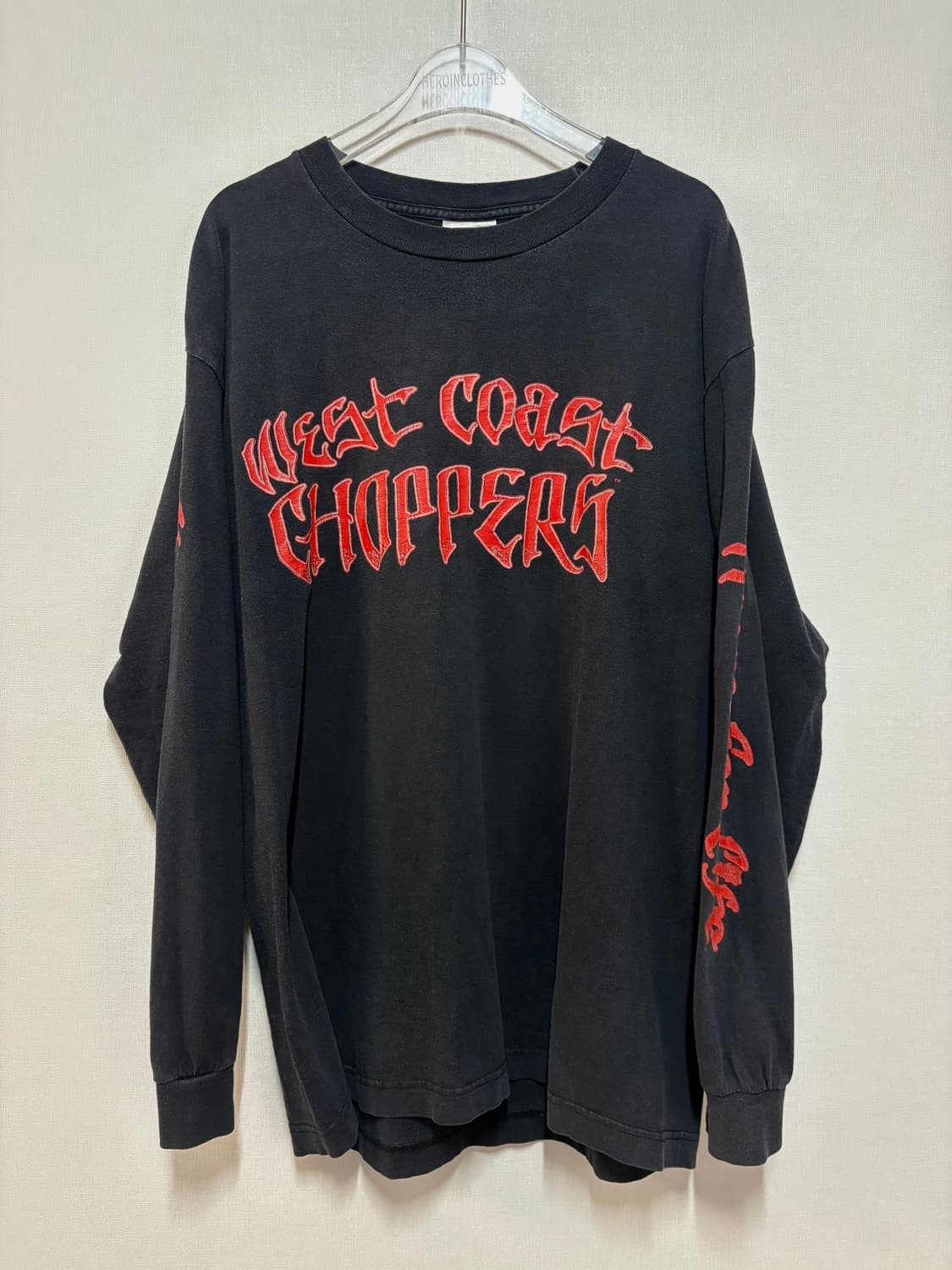 [L] West Coast Choppers 레터링 롱슬리브 상품이미지1