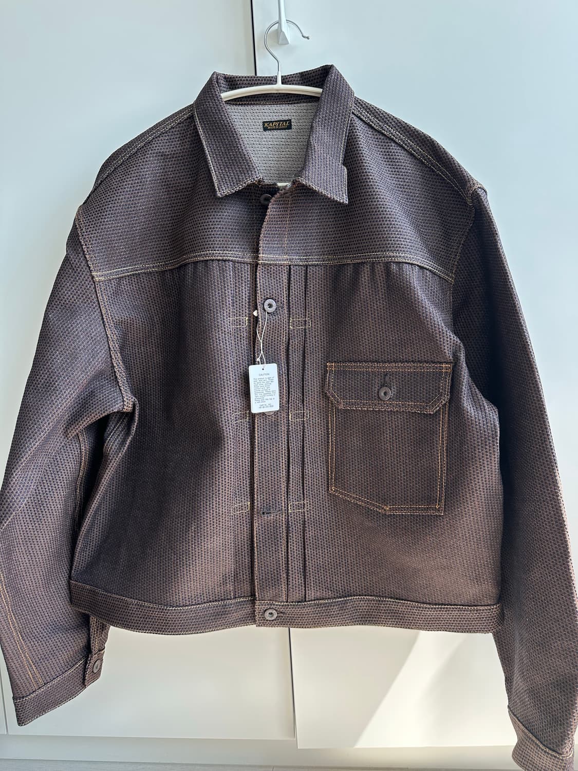 캐피탈 센츄리 데님 1세대 자켓 N5S 브라운 상품이미지2