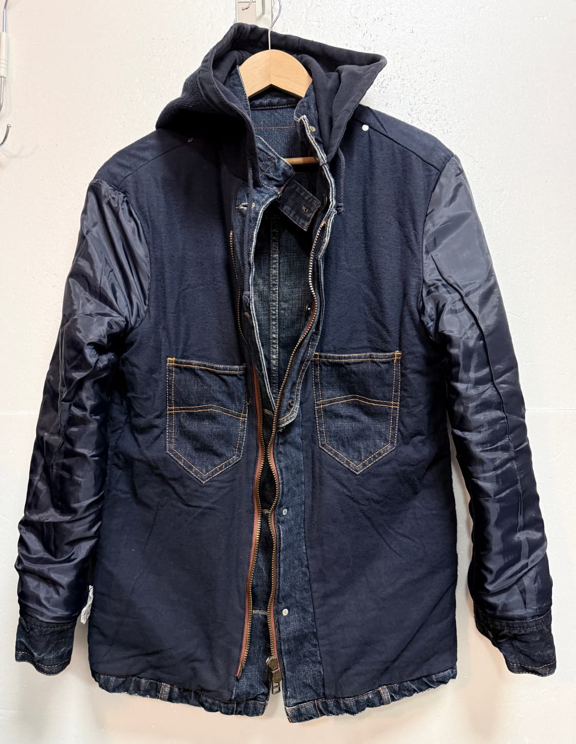 A|X 아르마니 익스체인지 데님 후드 자켓 S / 워싱 데님 자켓 / 남 상품이미지6