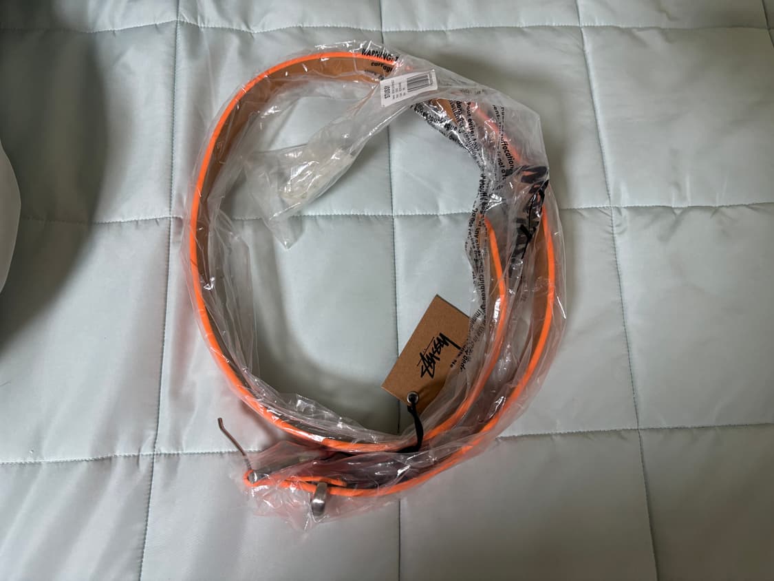 Stussy neon orange belt/스투시 벨트 상품이미지3