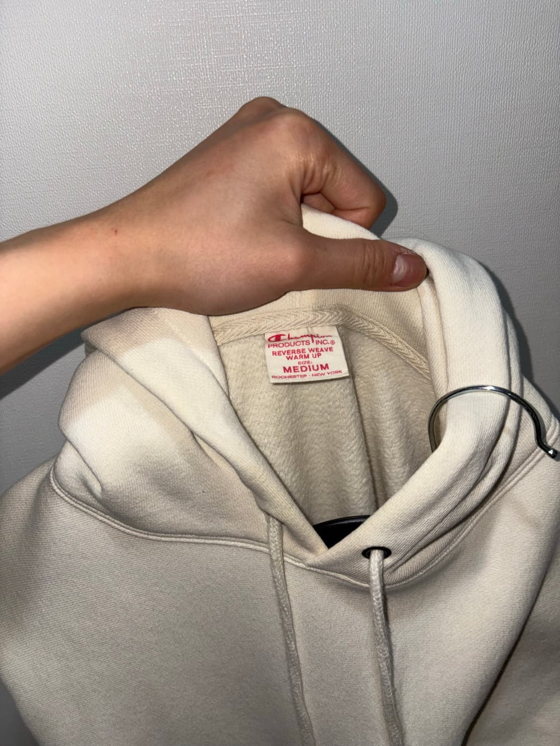 챔피언 리버스위브 후드티 m 상품이미지4