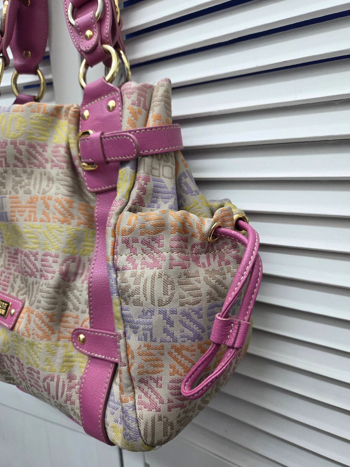 미쏘니 스포츠 자카드 토트백 상품이미지4