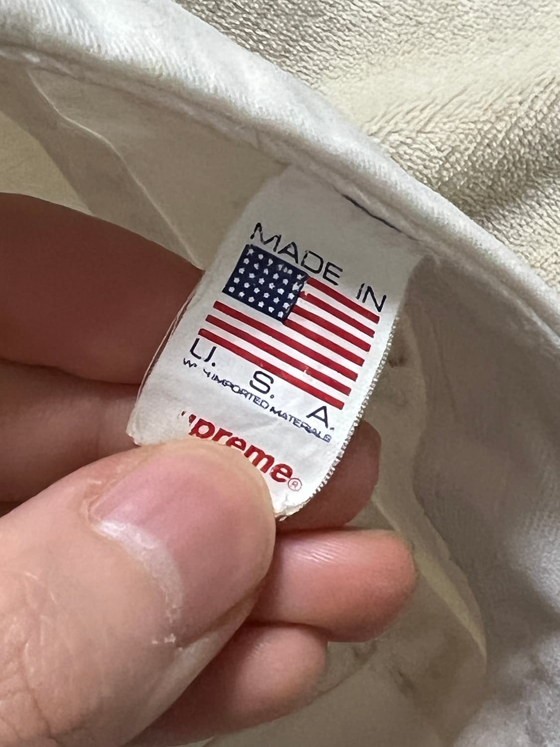 슈프림 투톤 트윌 캠프캡 22ss 상품이미지2