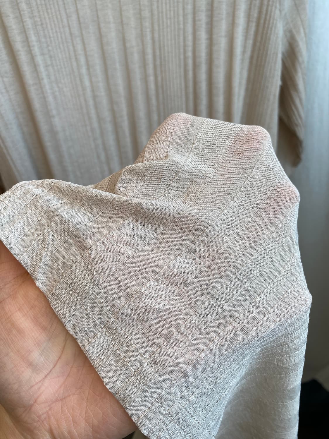 베이지 롱시스루가디건(L) 상품이미지9