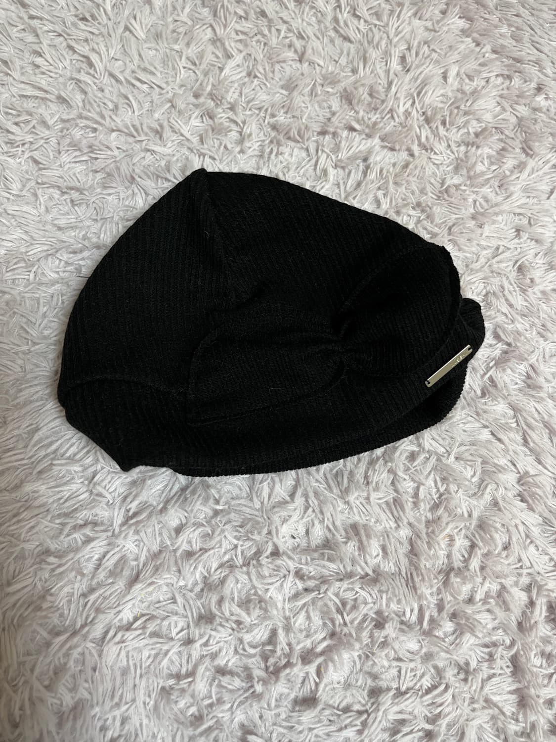 미세키 서울 Knit turban beanie BLACK 상품이미지2