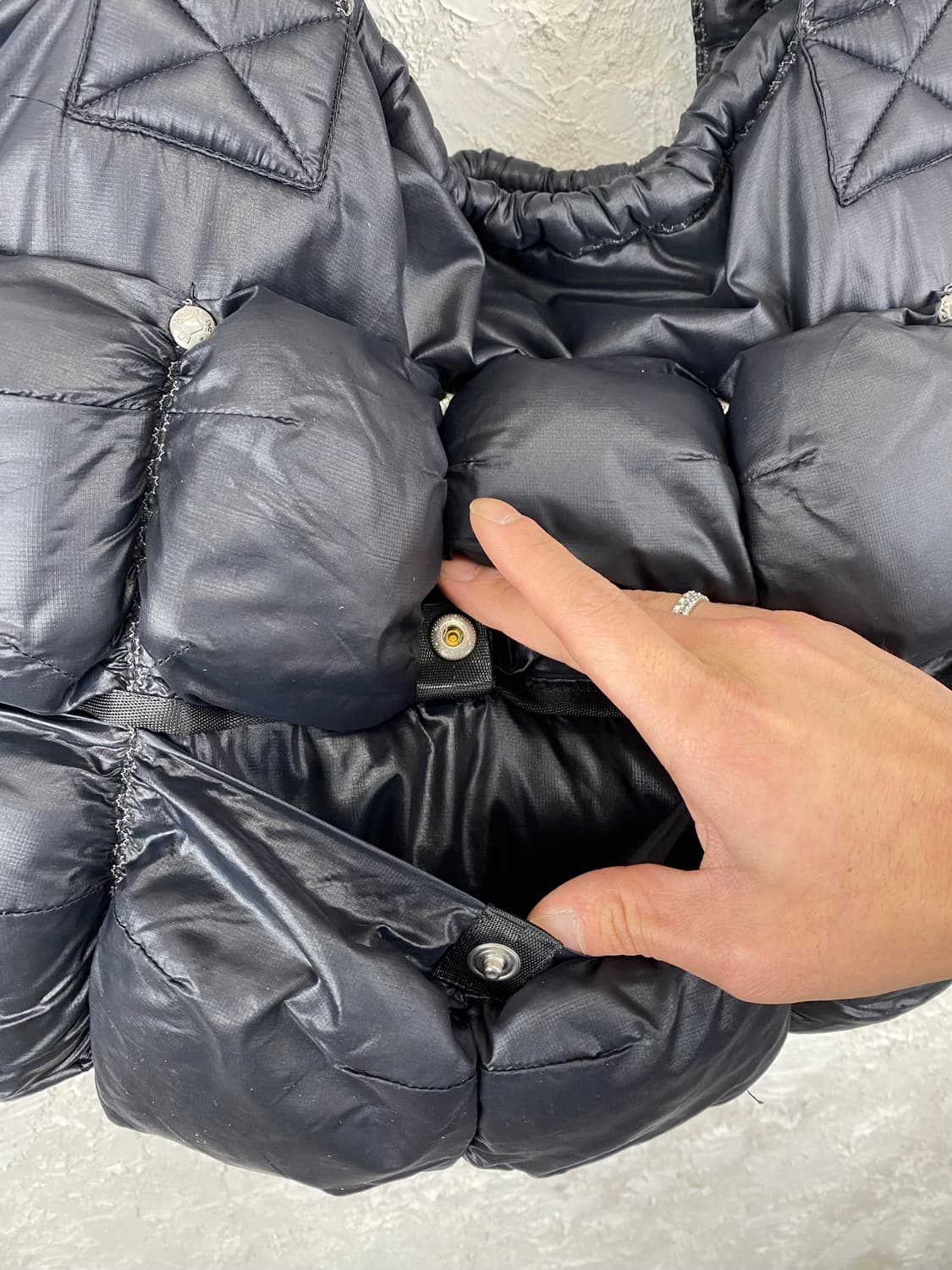 2000s 마리떼 프랑소와 저버 버블 푸퍼 포카츄 백 상품이미지6