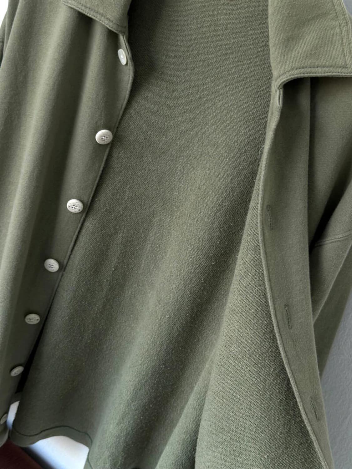 Cotton sweat fabric soft single jacket 상품이미지5