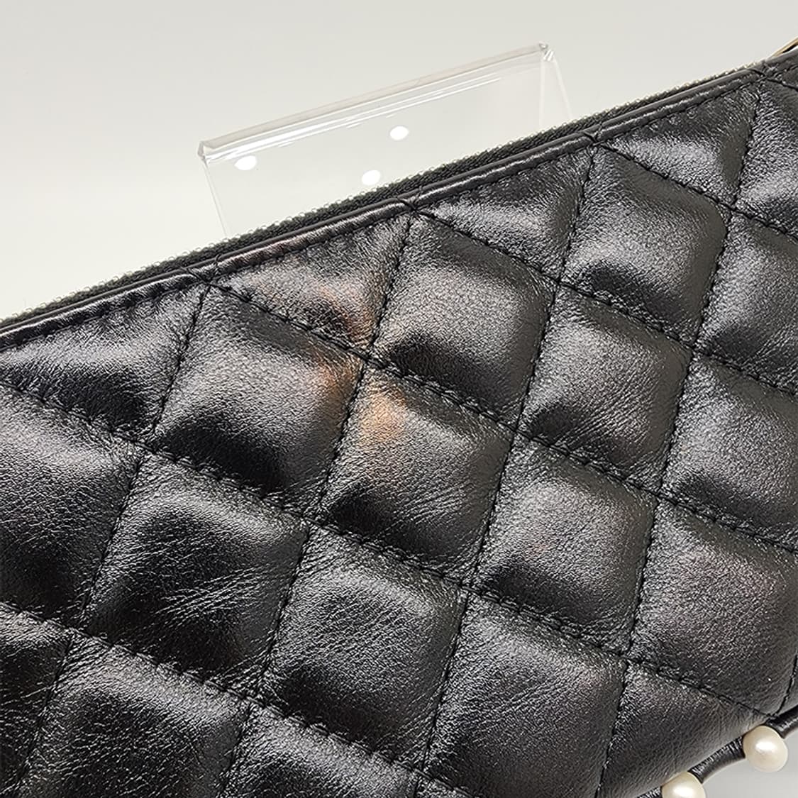 샤넬 AP1049 진주 체인 월렛 숄더백 블랙 #29 상품이미지7