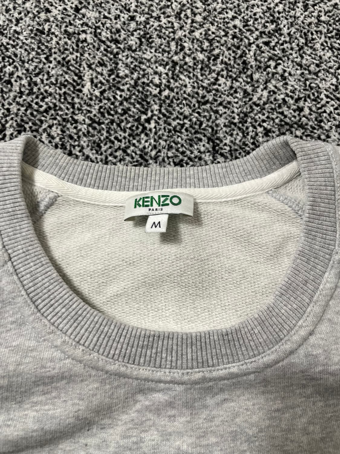 빈티지9. 겐조 KENZO 타이거 프론트 자수 맨투맨 스웻셔츠 그레이 상품이미지3