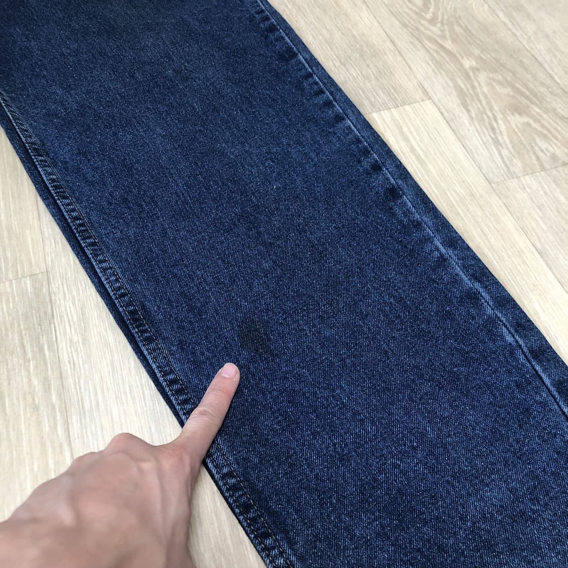 (29) 90's 리바이스 미국제 실버탭 루즈핏 중청 워시드 데님 상품이미지2