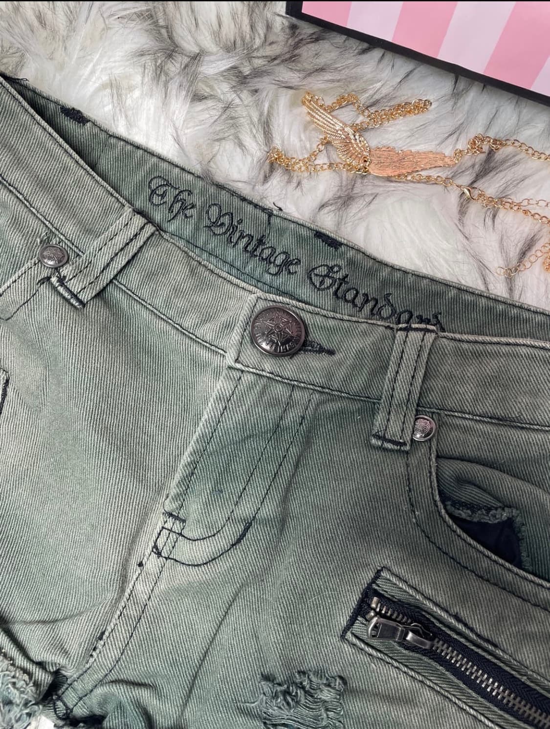 Sky bomber 카키 숏팬츠 반바지 상품이미지3