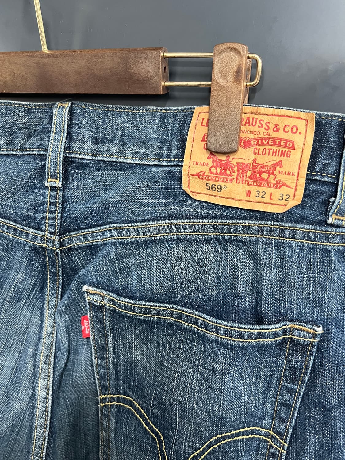 00s Levis 리바이스 569 루즈 스트레이트 데님 팬츠 상품이미지3