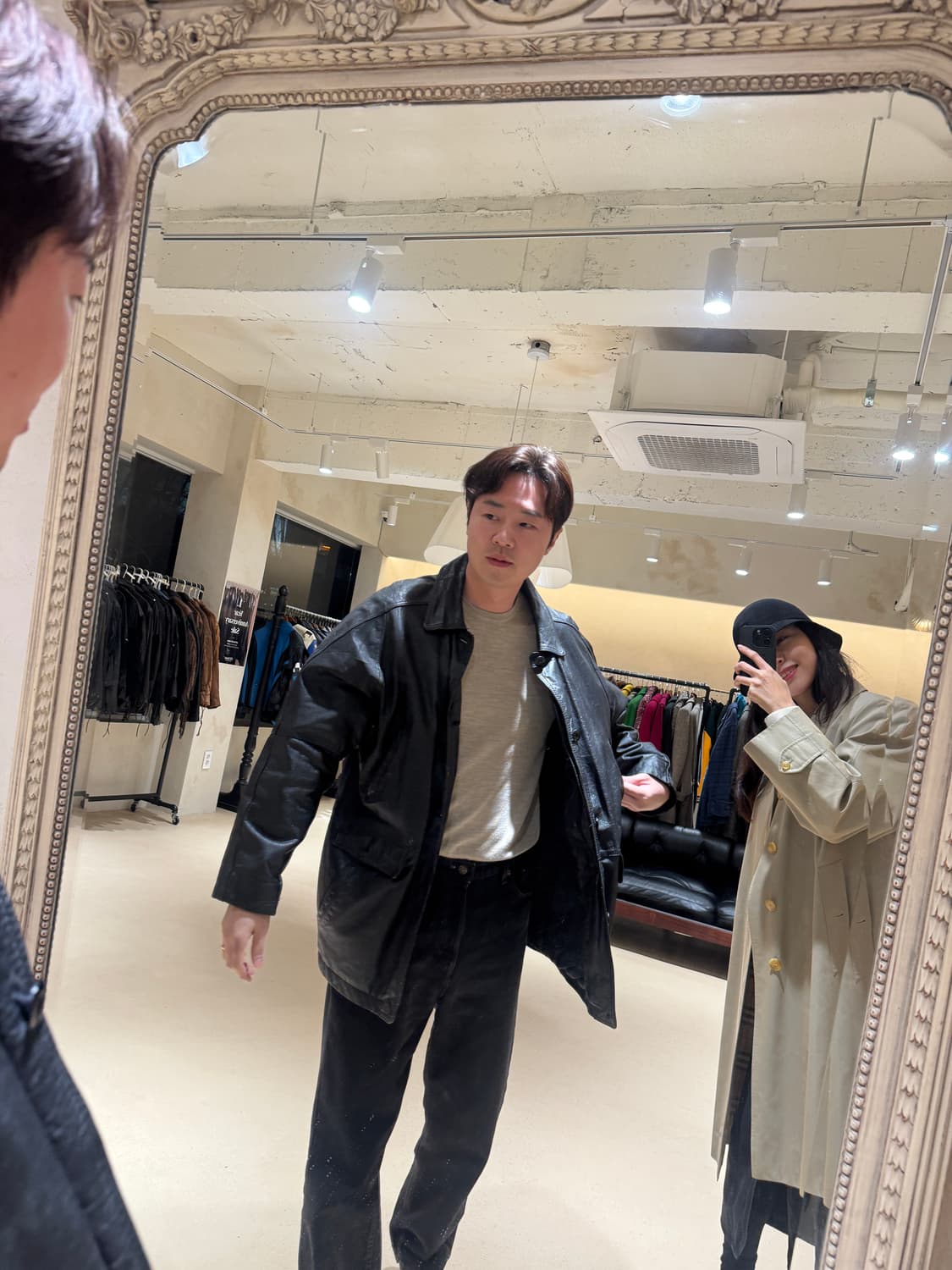 빈티지 남성 소가죽 카코트 자켓 상품이미지3