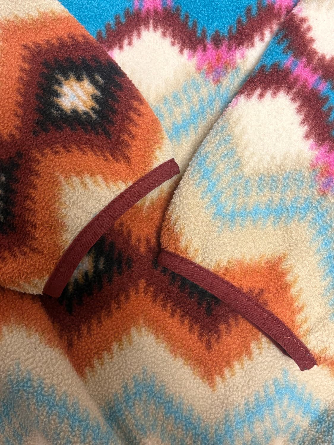 파타고니아 신칠라 아즈텍 패턴 반집업 후리스 플리스 상품이미지3