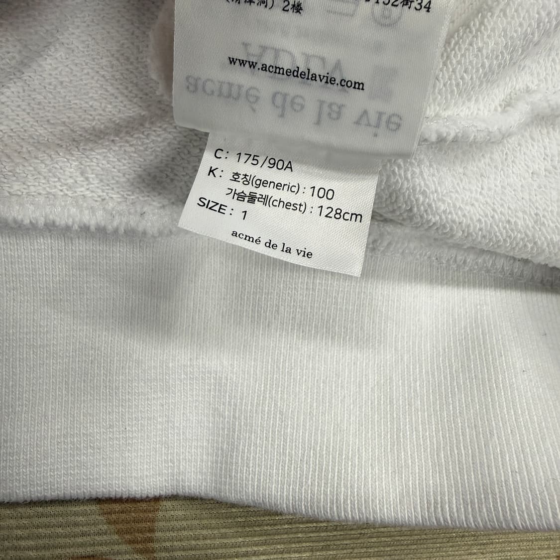 (1)아크메드라비 ADLV 그래픽 후드티셔츠(화이트) 상품이미지5