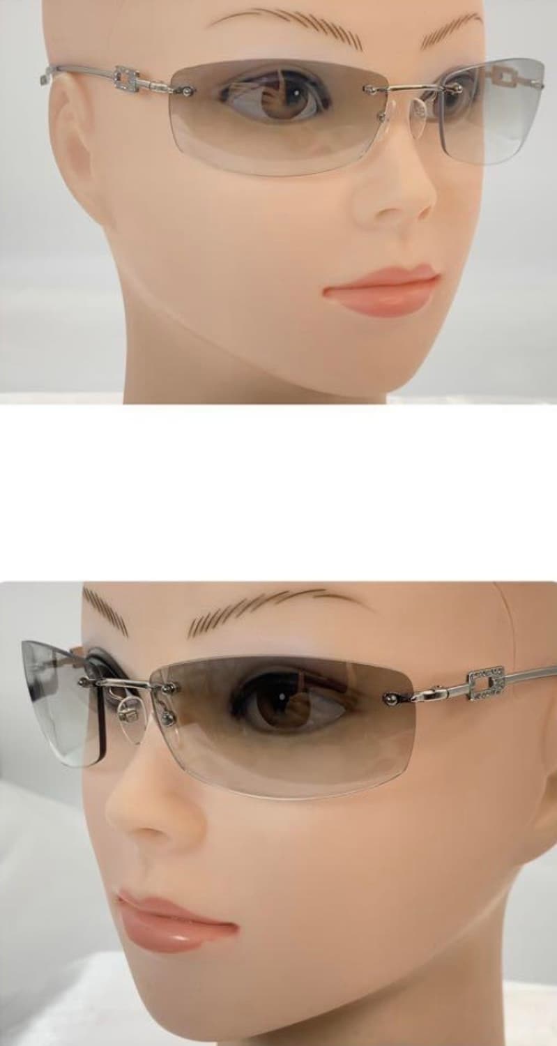 (착용샷O) 빈티지 구찌 무테 선글라스 GG1784 상품이미지7