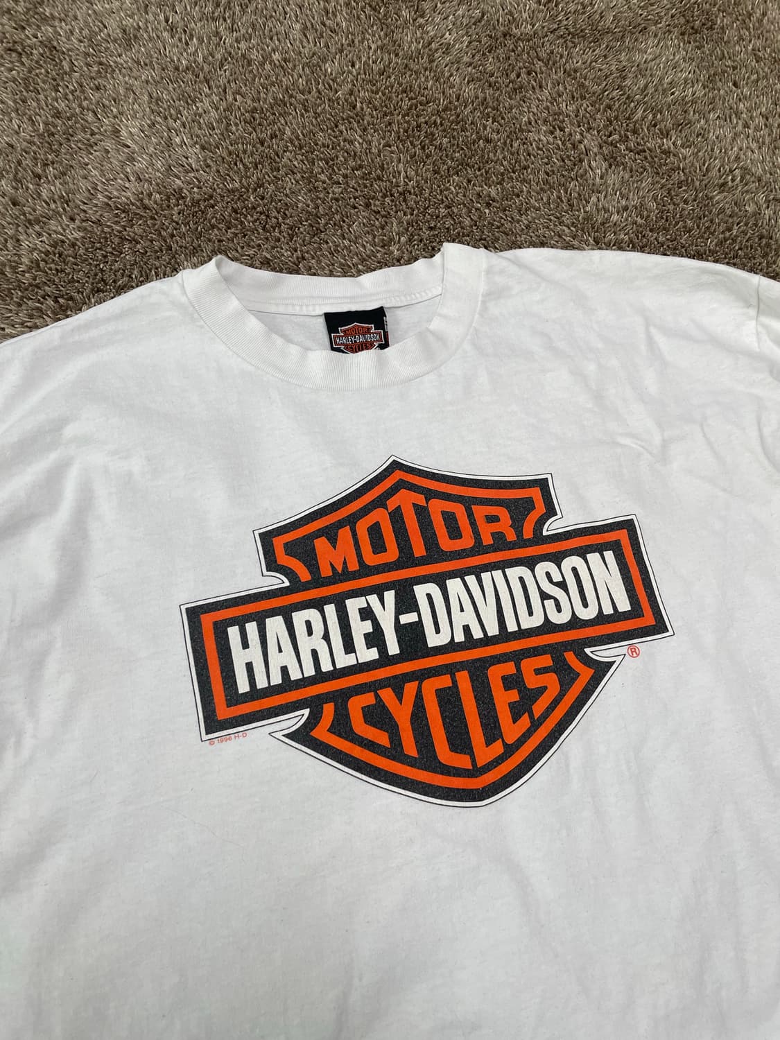 90s harley long sleeve 할리데이비슨 쉴드 롱슬리브 상품이미지2