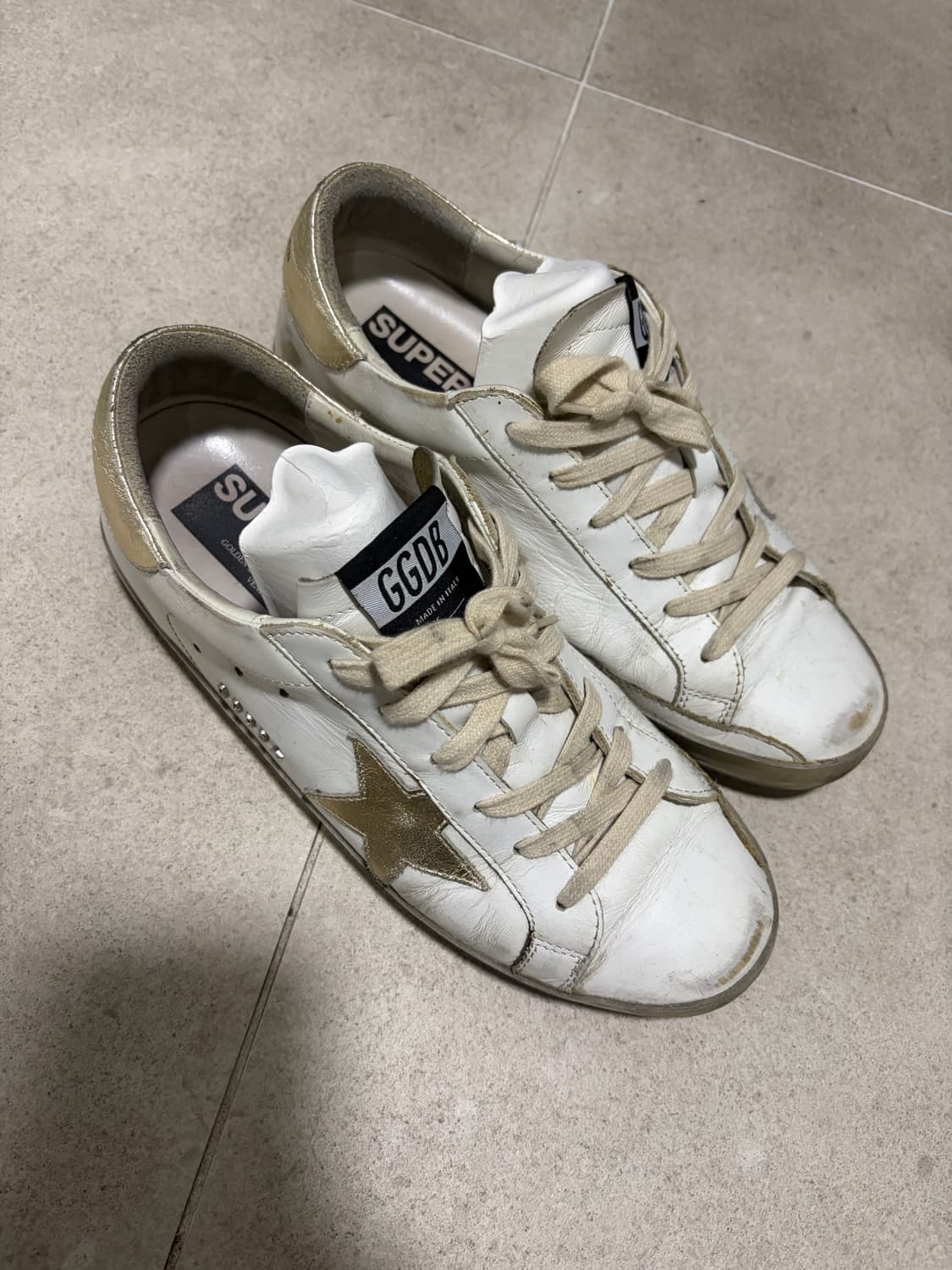 골든구스 화이트골드 스타 스니커즈 39(250~255) 상품이미지2