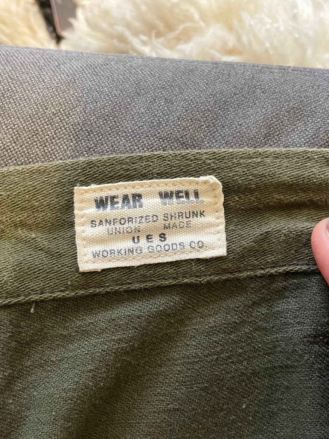 (UES) 우에스 베이커 팬츠 퍼티그 상품이미지2