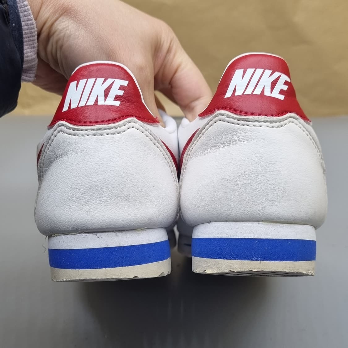 나이키 코르테즈 흰빨파 운동화250  상품이미지4