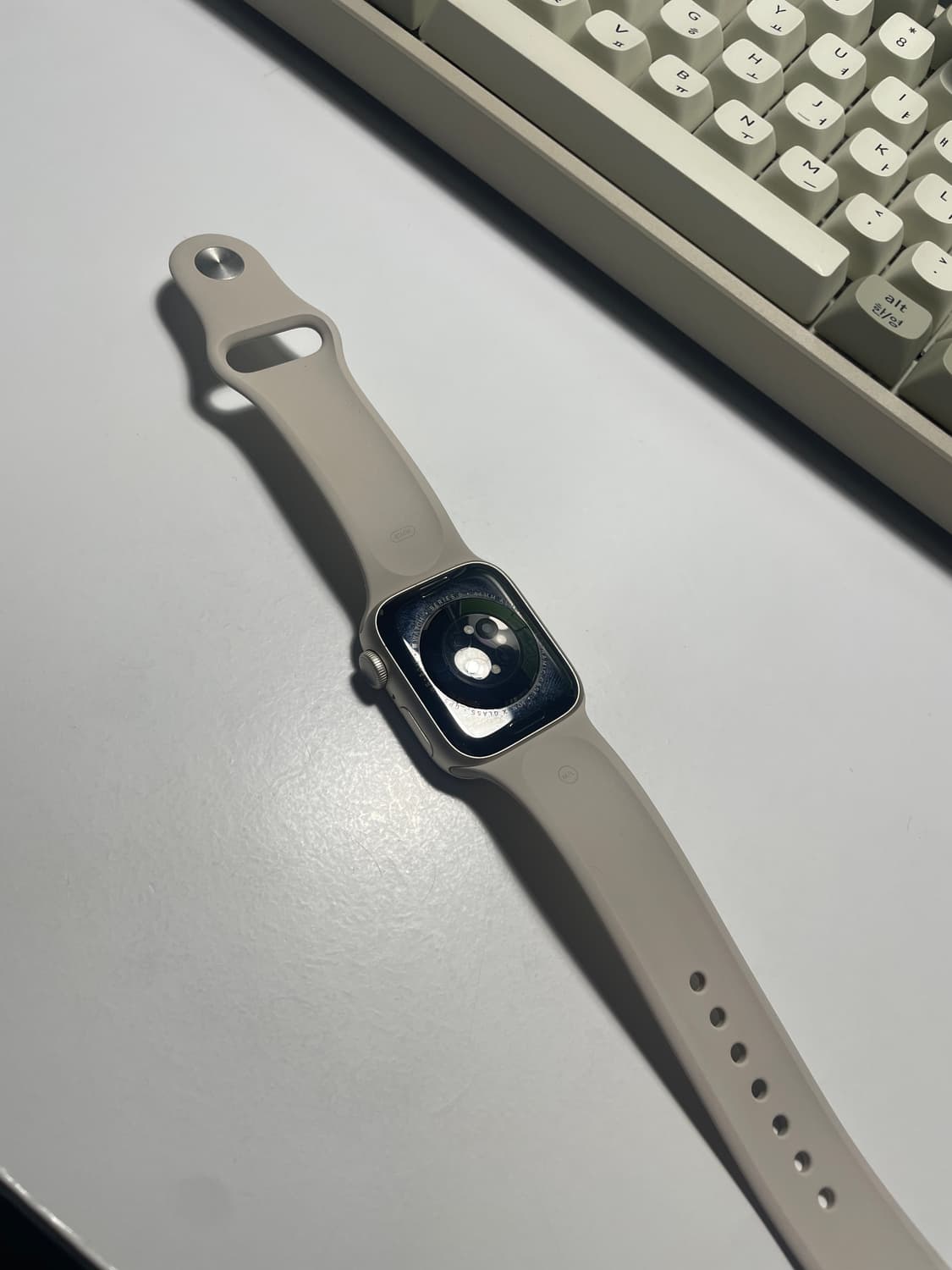 애플워치 9 시리즈 41mm 스타라이트 판매 상품이미지3