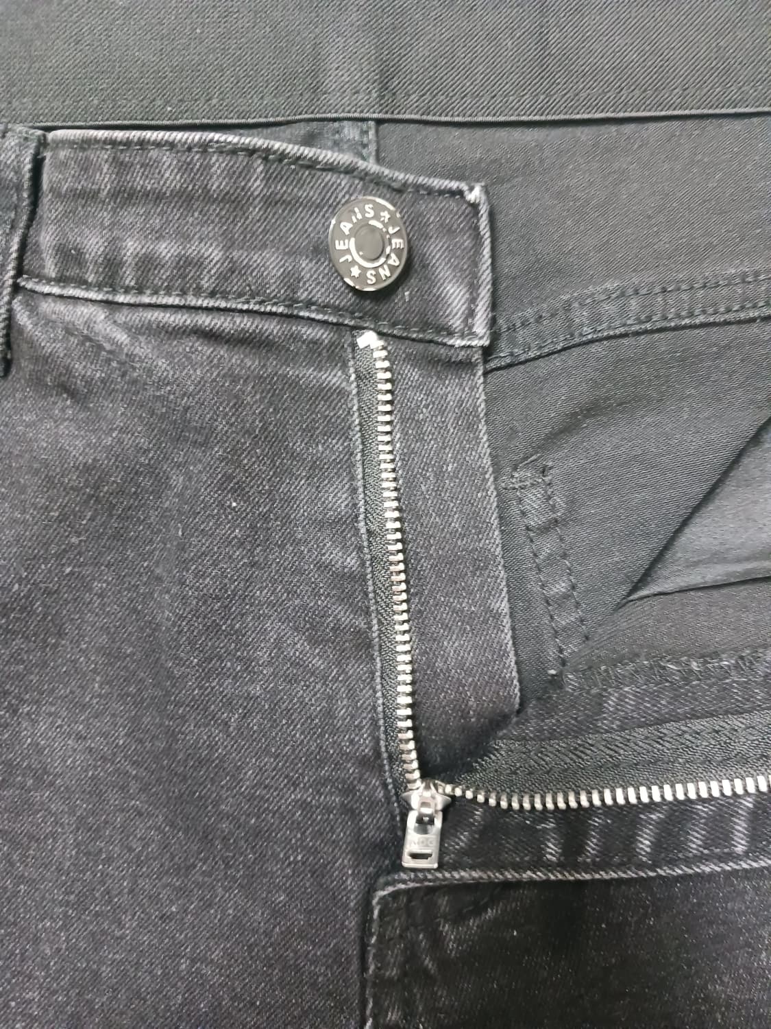 [M] 진스 밴딩 스판 블랙진 청바지 상품이미지6