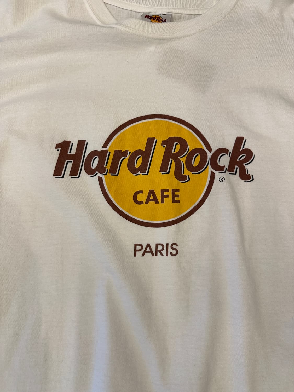 Hard Rock Cafe 하드락 카페 파리 프린팅 반팔티 XXL 상품이미지3