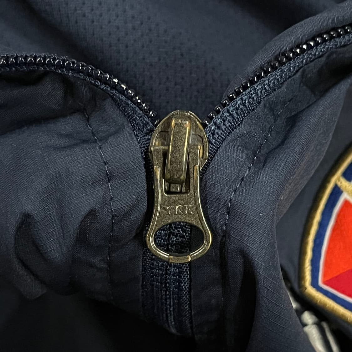 [정품/M] 나이키 아스날 바람막이 후드 네이비 b10 상품이미지7