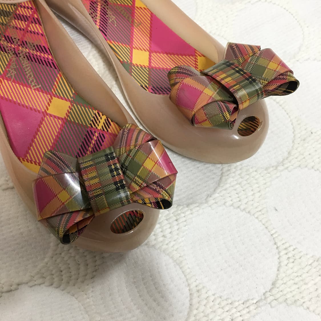 vivienne westwood 체크 리본 플랫슈즈 상품이미지4