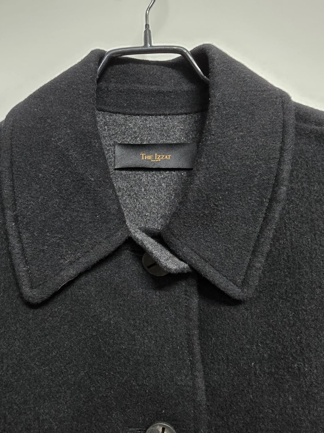 The Izzat 블랙 모직 자켓 상품이미지2