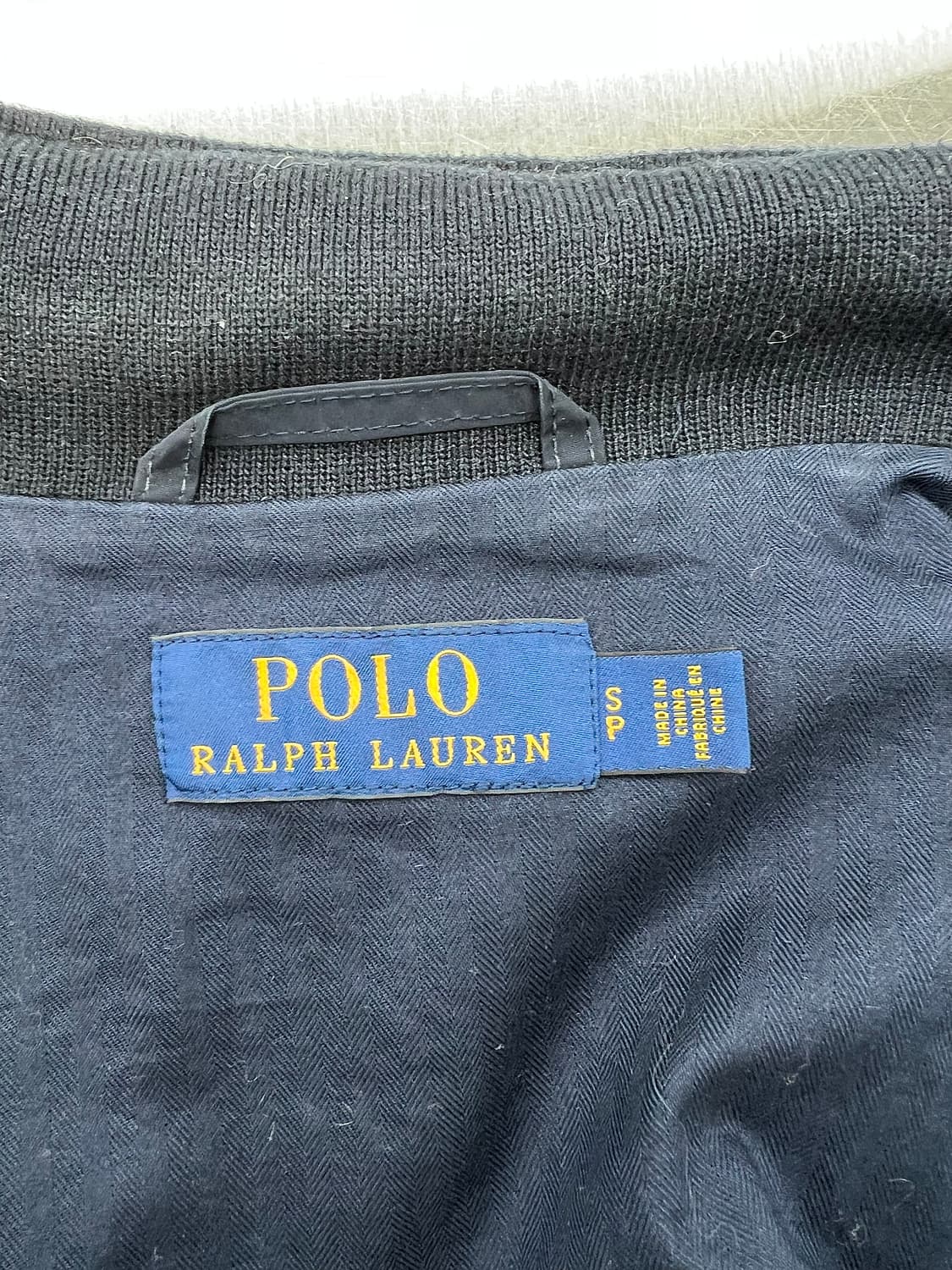 폴로 랄프로렌 네이비 모크넥 폴리쉘 블루종 자켓 상품이미지7