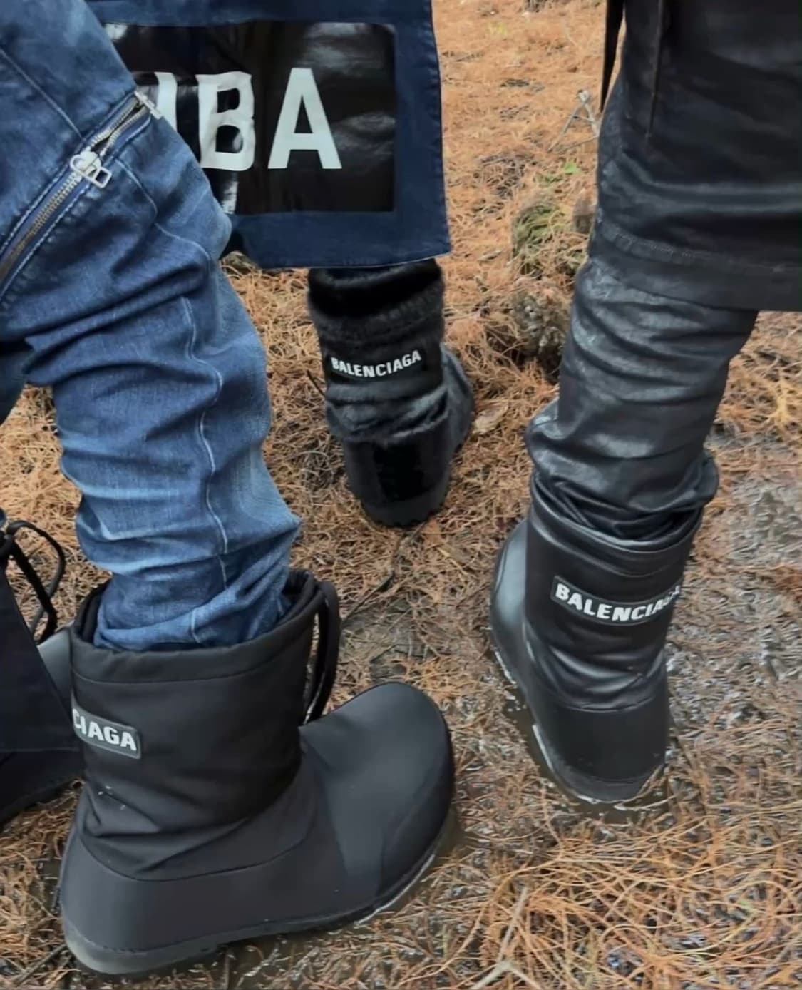 발렌시아가 알레스카 스키부츠 카프스킨 레더하이 상품이미지1