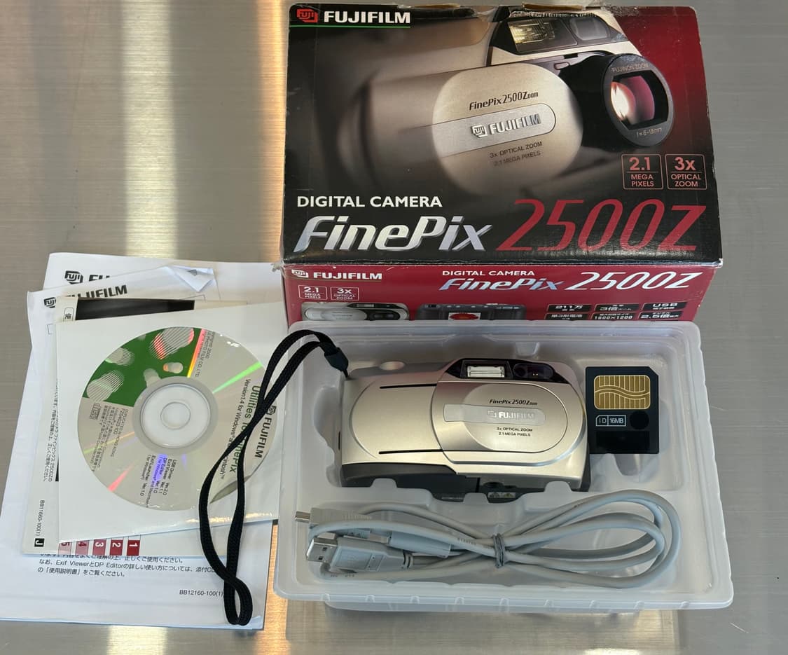 풀박/스미카케이블)후지필름 파인픽스 2500z 빈티디디카 상품이미지2