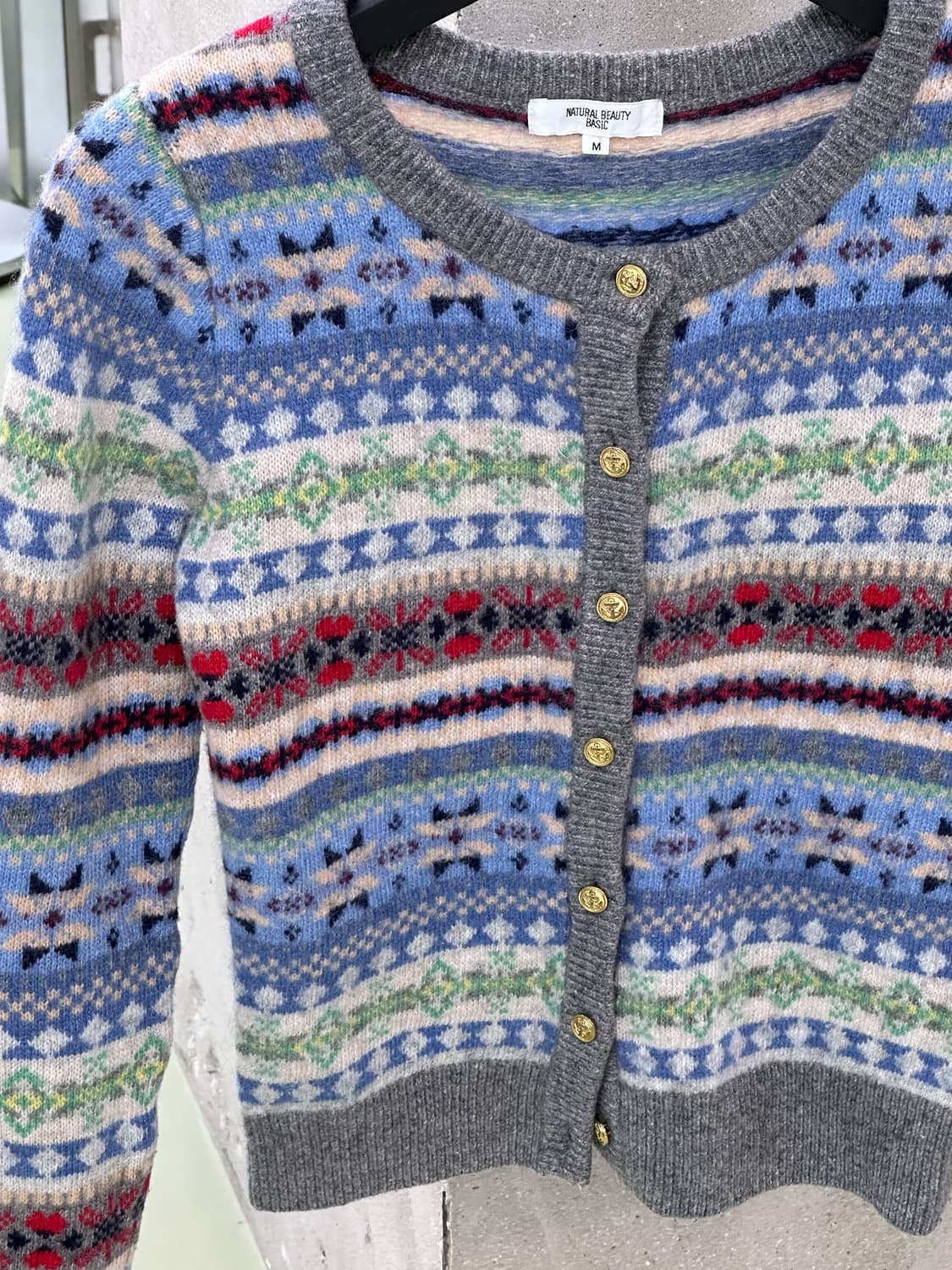 winter ethnic knit cardigan 상품이미지4