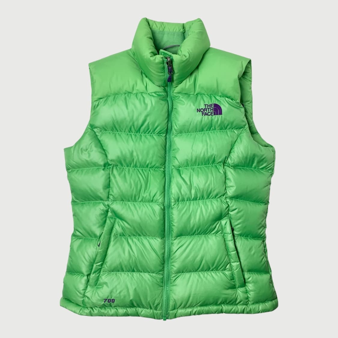 [M/정품] 나노스페이스 700 여성 그린 눕시 패딩조끼 상품이미지1
