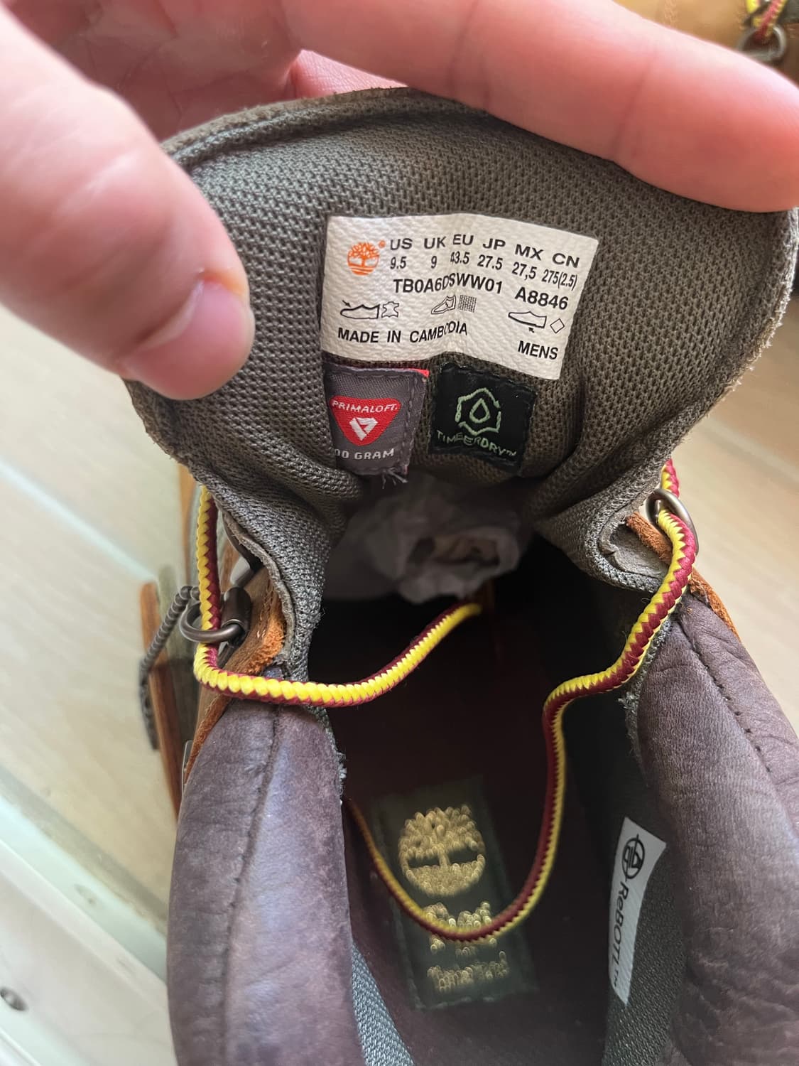 Kith x Timberland 필드 부츠 다크 브라운 (275) 상품이미지3