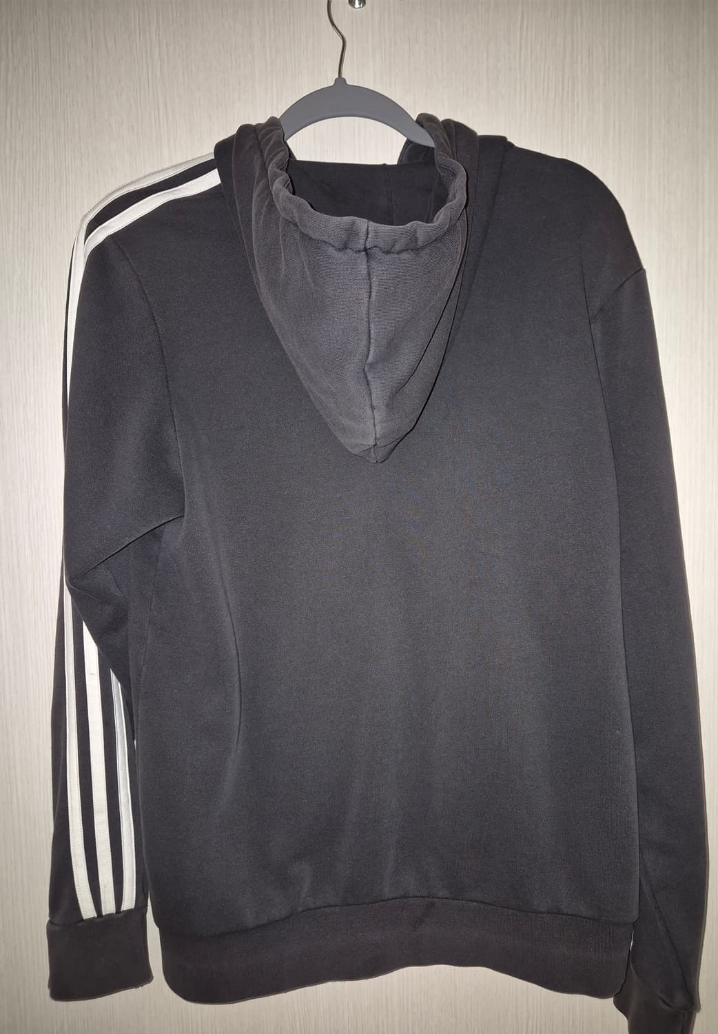 아디다스 블랙 사이드라인 삼선 후드집업 XL 상품이미지3