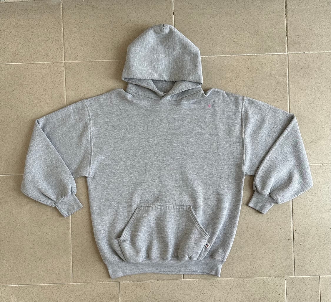 90s 빈티지 러셀 후드 그레이 XL USA 상품이미지1