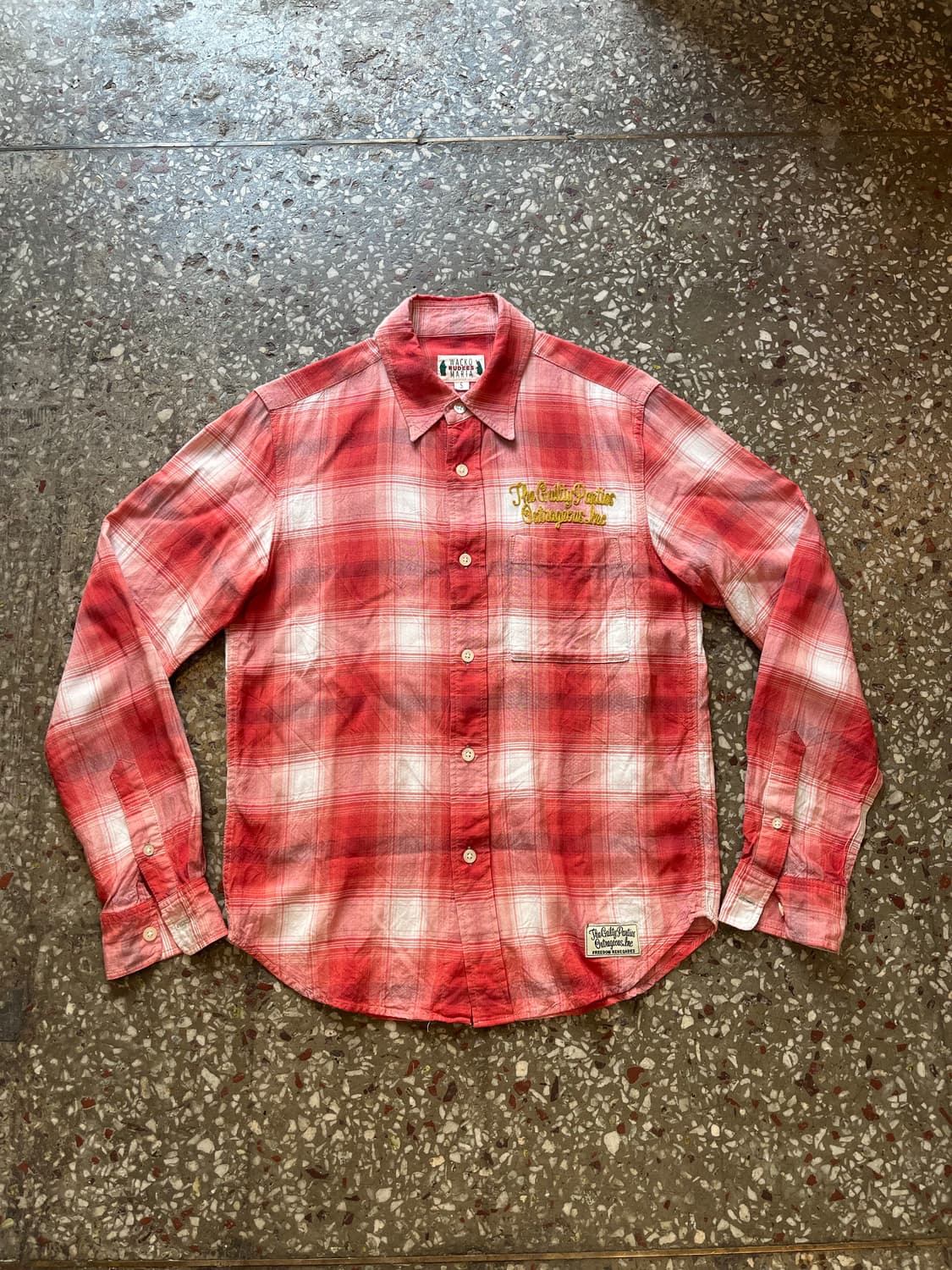 와코마리아 길티파티스 옴브레 레드 체크셔츠 상품이미지4