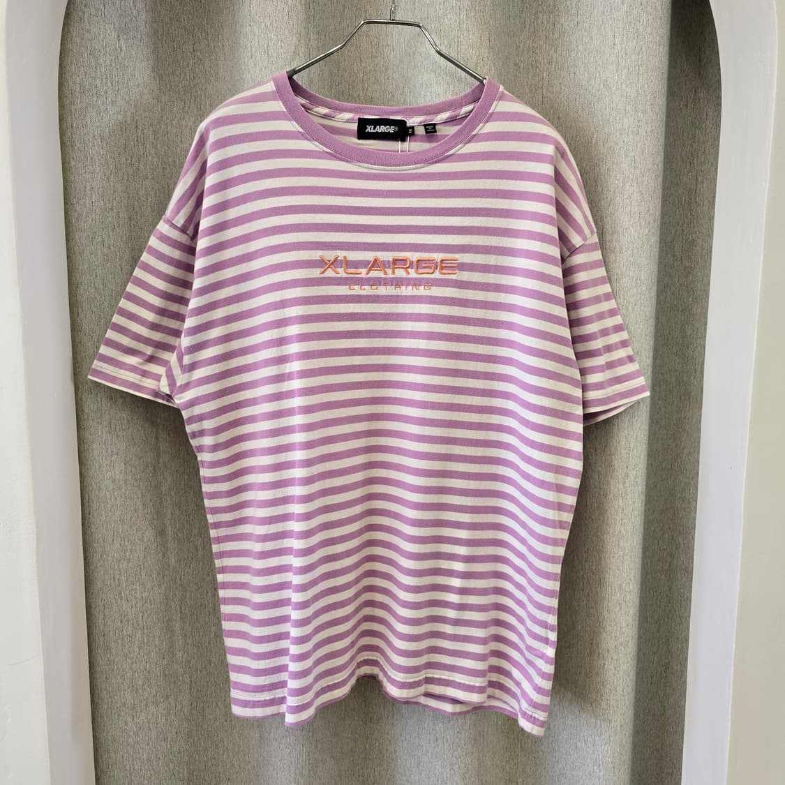 XLARGE 엑스라지 스트라이프 반팔 티셔츠  상품이미지1