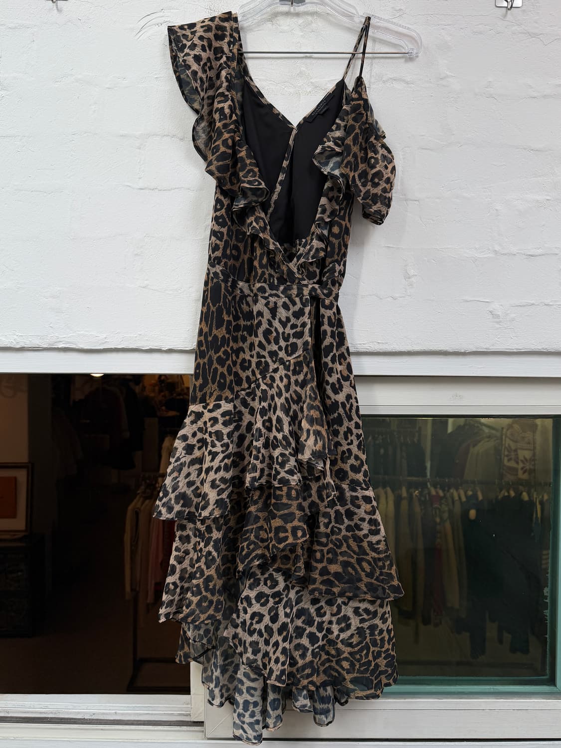 Allsaints 올세인츠 레오파드 러플 드레스 UK 4(XS) 상품이미지7