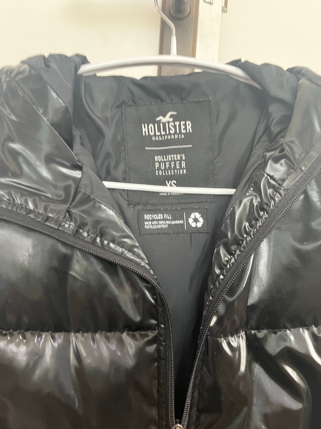 홀리스터 크롭패딩 유광 상품이미지3