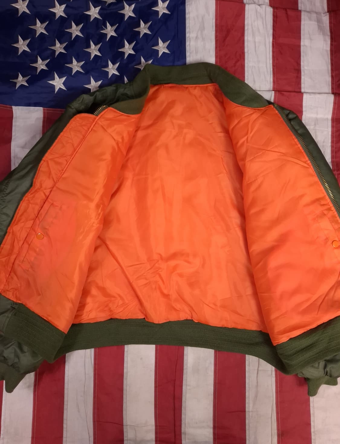 오리지날 로스코 베트남전 미공군 민수용 MA-1 봄버 자켓 상품이미지8