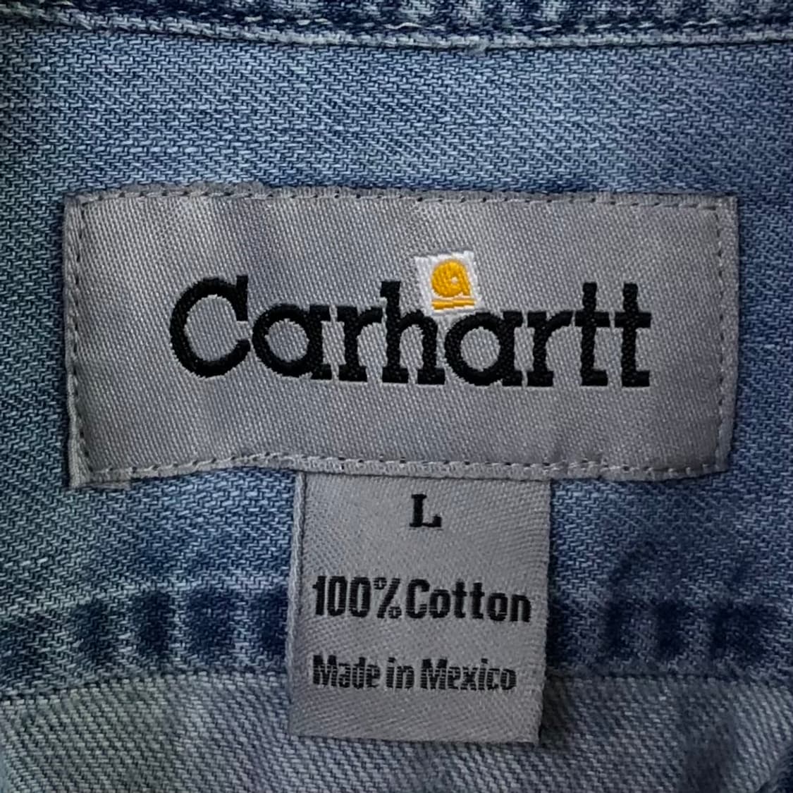 L 칼하트 데님 셔츠 상품이미지3