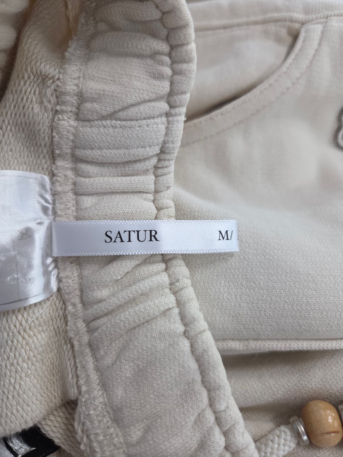 SATUR 세터 베이지 절개 조거 스웻 팬츠 상품이미지6