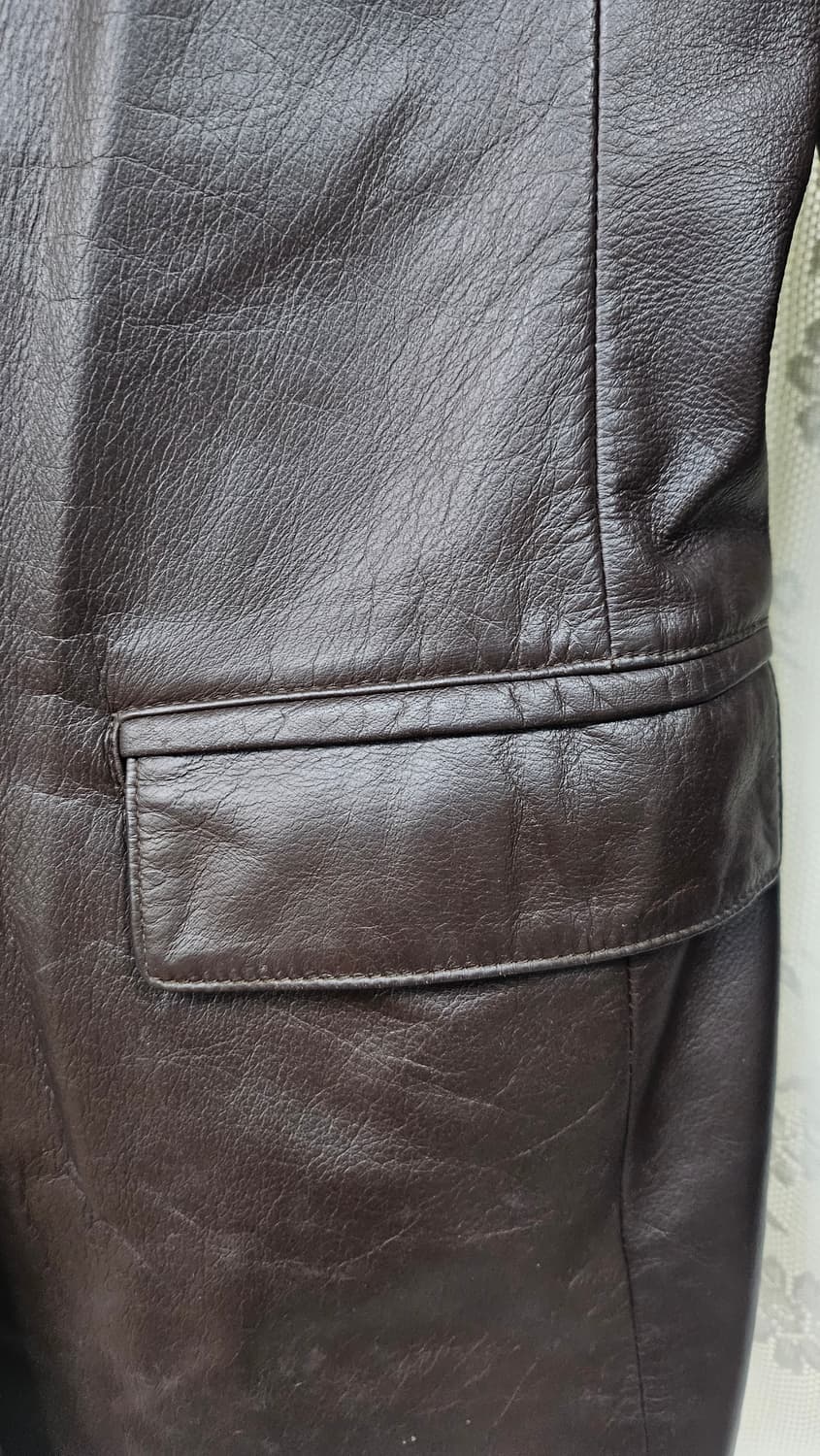 브라운 가죽자켓  상품이미지5