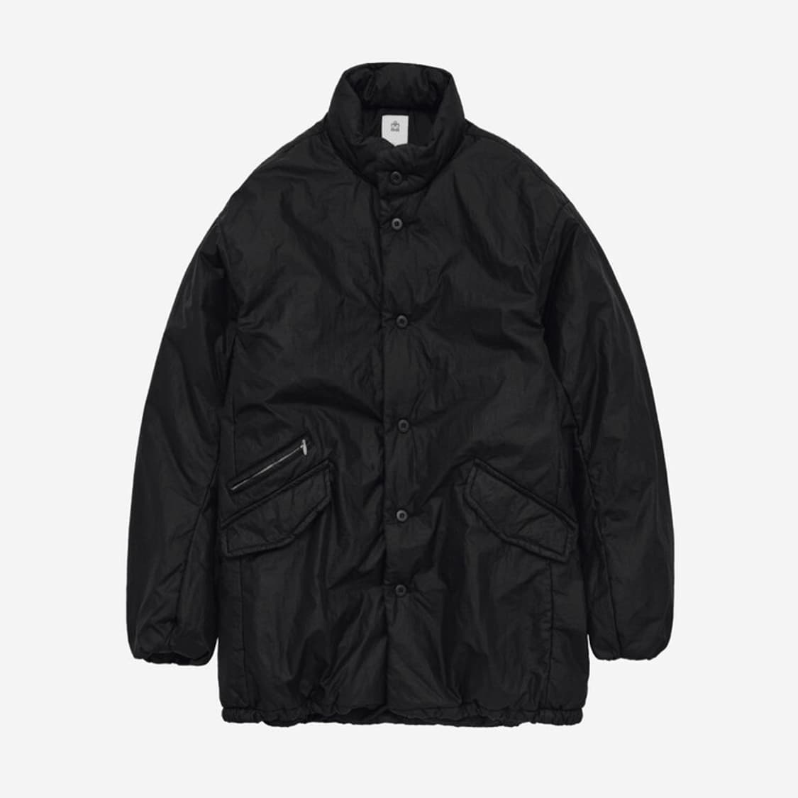 폴리테루 필로우 파카 글로시 블랙 2 상품이미지1