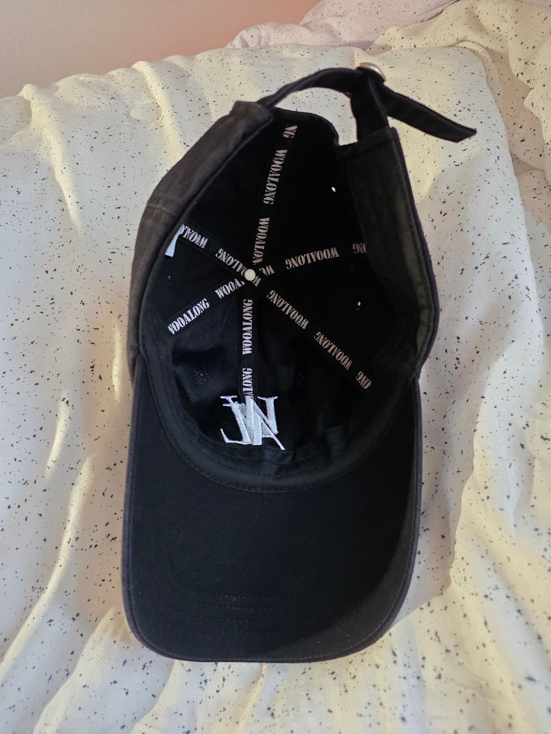 우알롱 볼캡 모자 블랙 상품이미지2