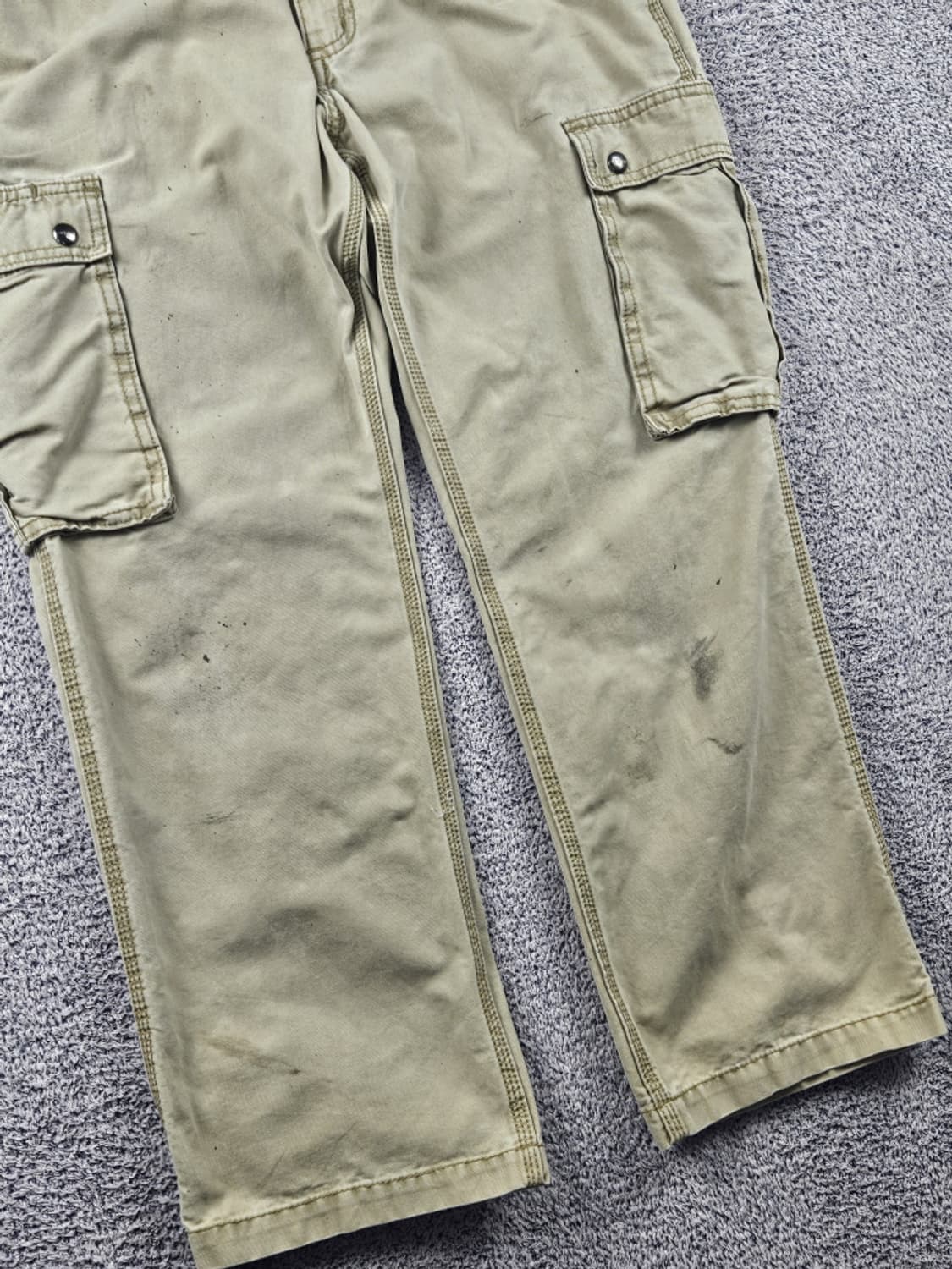 칼하트 코튼 캔버스 카고 포켓 워크 팬츠 ( 33X30 ) / 10622 상품이미지6