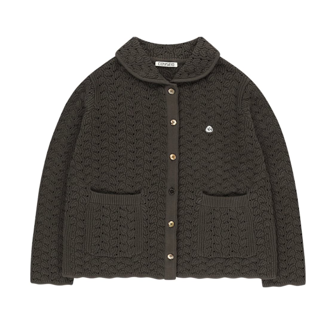코이세이오 웨이브 니트 카디건 상품이미지1